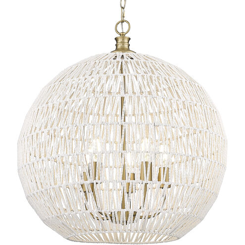 Florence 5 Light 24.88 inch Brushed Champagne Bronze Pendant Ceiling Light